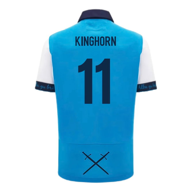 2024-2025 Scotland Rugby Away SS Cotton Shirt (Kids) (Kinghorn 11)