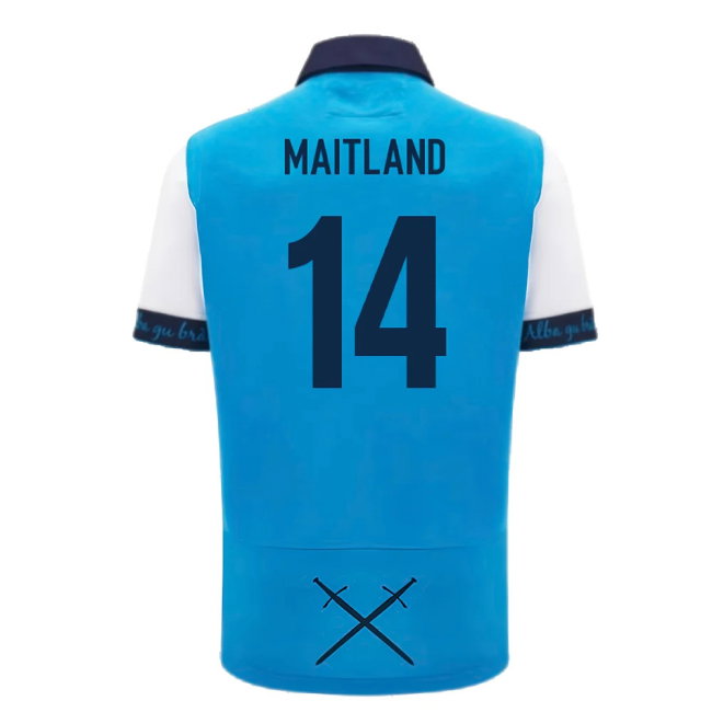 2024-2025 Scotland Rugby Away SS Cotton Shirt (Kids) (Maitland 14)