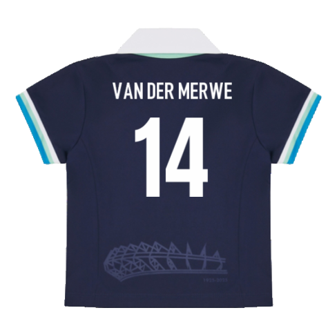 2024-2025 Scotland Rugby Home Baby Shirt (Van Der Merwe 14)
