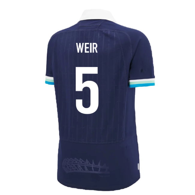 2024-2025 Scotland Rugby Home Poly Replica Shirt (Womens) (Weir 5)