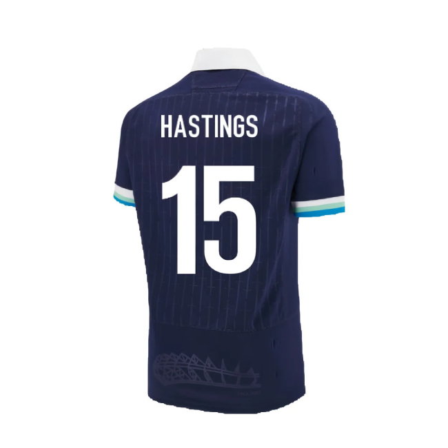 2024-2025 Scotland Rugby Home Replica Shirt (Kids) (Hastings 15)