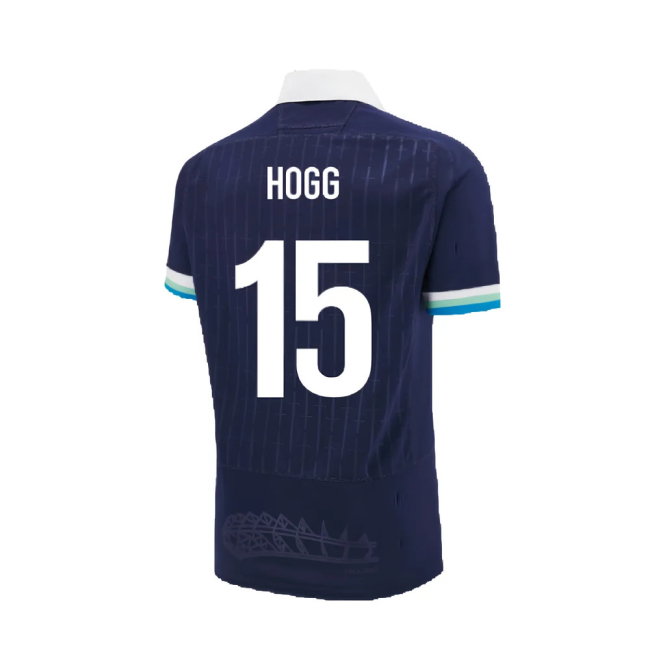 2024-2025 Scotland Rugby Home Replica Shirt (Kids) (Hogg 15)
