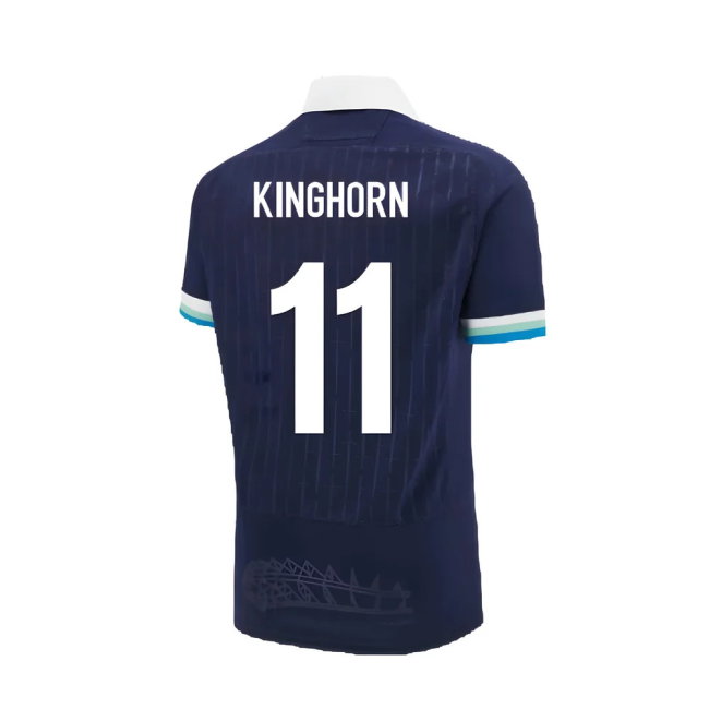 2024-2025 Scotland Rugby Home Replica Shirt (Kids) (Kinghorn 11)