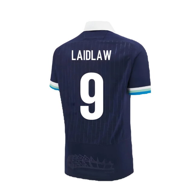 2024-2025 Scotland Rugby Home Replica Shirt (Kids) (Laidlaw 9)