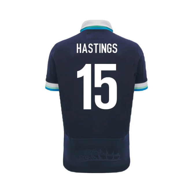 2024-2025 Scotland Rugby Home SS Cotton Shirt (Kids) (Hastings 15)