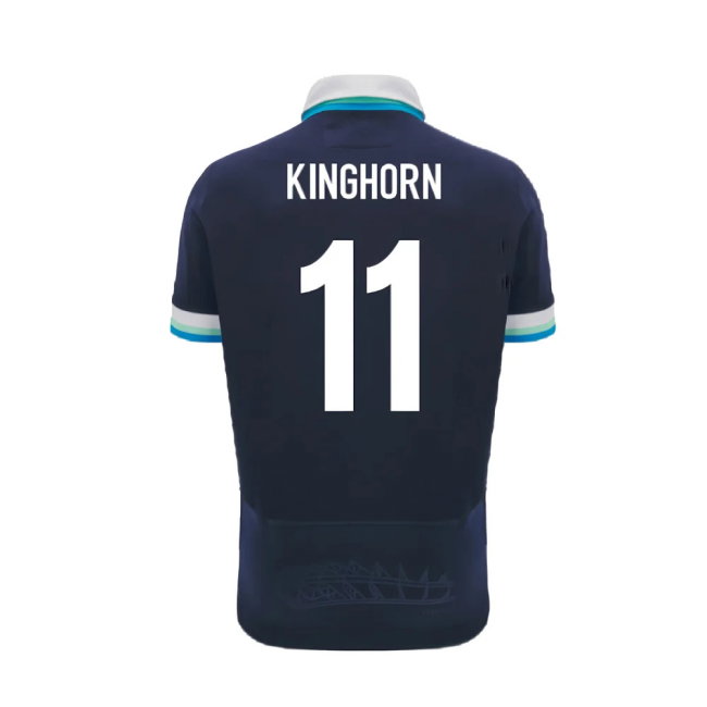 2024-2025 Scotland Rugby Home SS Cotton Shirt (Kids) (Kinghorn 11)