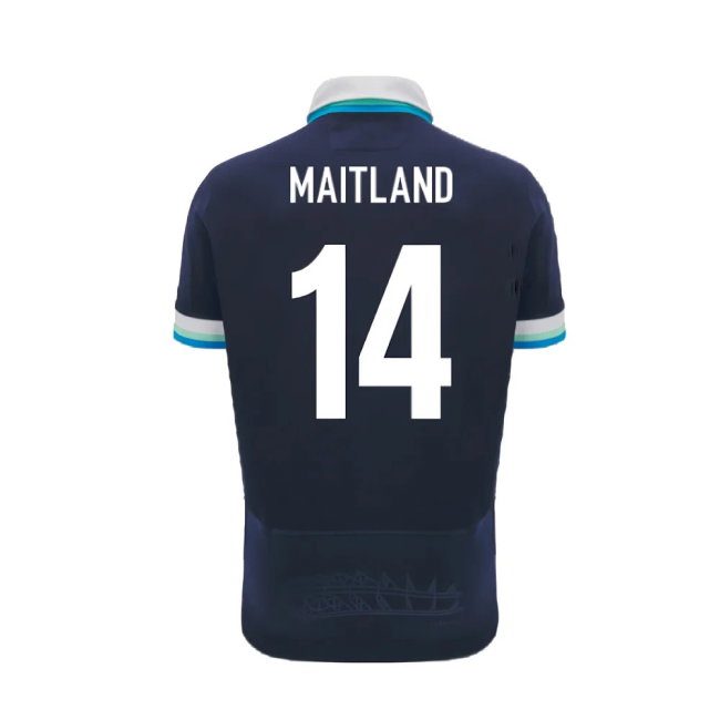 2024-2025 Scotland Rugby Home SS Cotton Shirt (Kids) (Maitland 14)