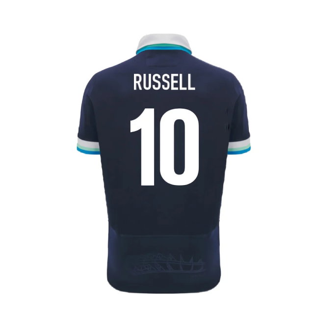 2024-2025 Scotland Rugby Home SS Cotton Shirt (Kids) (Russell 10)