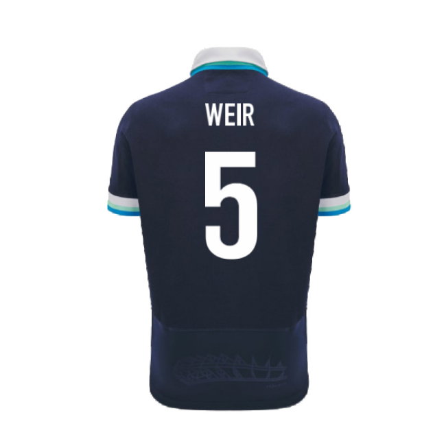 2024-2025 Scotland Rugby Home SS Cotton Shirt (Kids) (Weir 5)