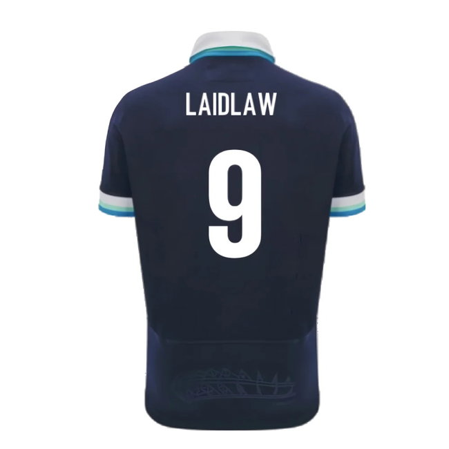 2024-2025 Scotland Rugby Home SS Cotton Shirt (Laidlaw 9)