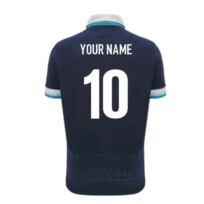 2024-2025 Scotland Rugby Home SS Cotton Shirt (Your Name)