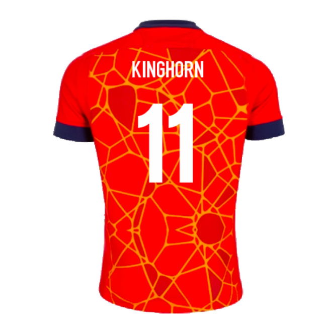 2024-2025 Scotland Rugby Training Jersey (Red) (Kinghorn 11)