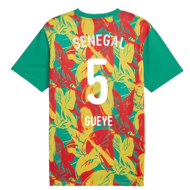 2024-2025 Senegal Prematch SS Jersey (Green) (Gueye 5)