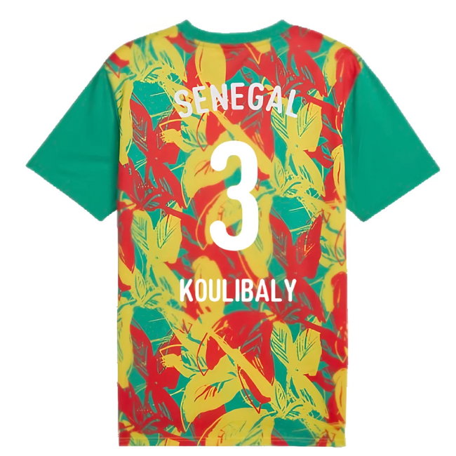 2024-2025 Senegal Prematch SS Jersey (Green) (Koulibaly 3)