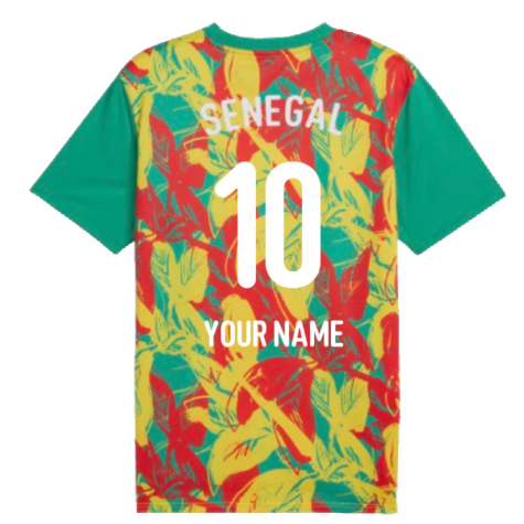 2024-2025 Senegal Prematch SS Jersey (Green) (Your Name)