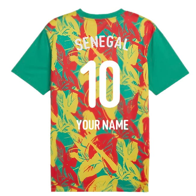 2024-2025 Senegal Prematch SS Jersey (Green) (Your Name)