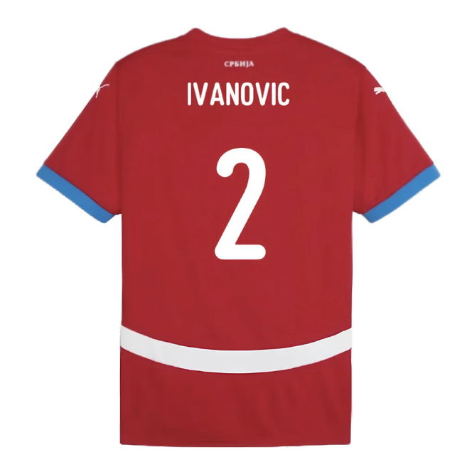2024-2025 Serbia Home Shirt (Ivanovic 2)