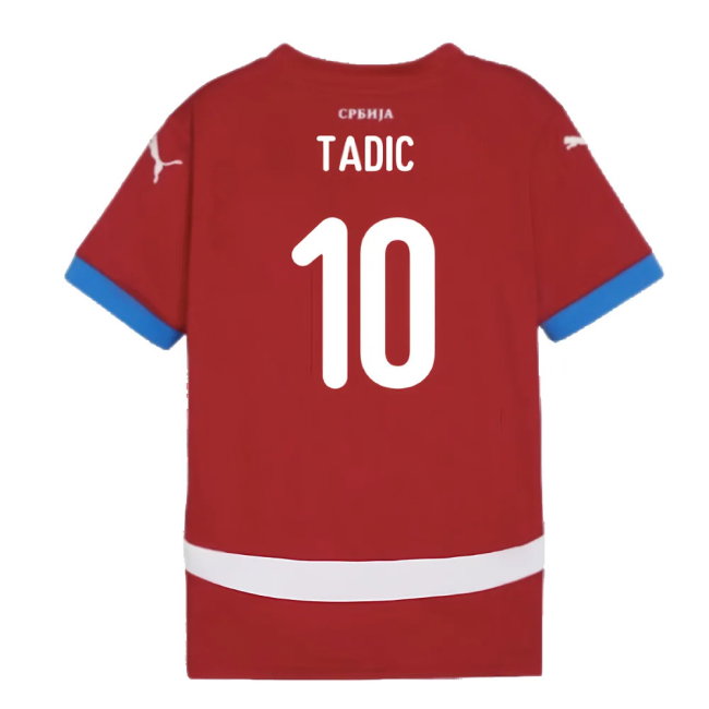 2024-2025 Serbia Home Shirt (Kids) (Tadic 10)