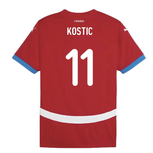 2024-2025 Serbia Home Shirt (Kostic 11)