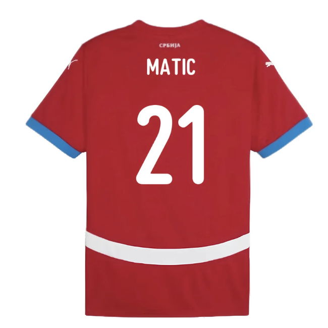 2024-2025 Serbia Home Shirt (Matic 21)