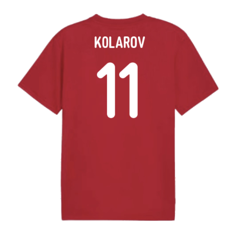 2024-2025 Serbia Pre-Match Jersey (Dark Cherry) (Kolarov 11)