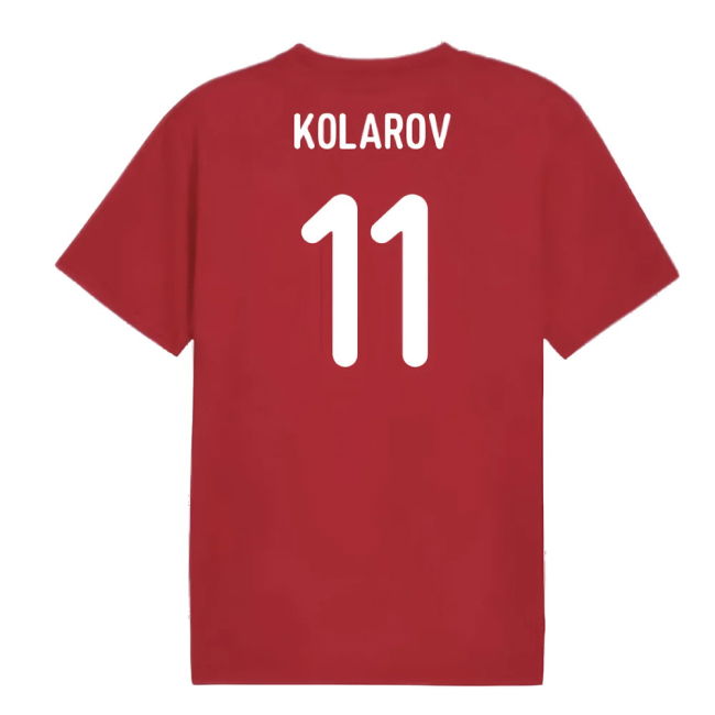 2024-2025 Serbia Pre-Match Jersey (Dark Cherry) (Kolarov 11)