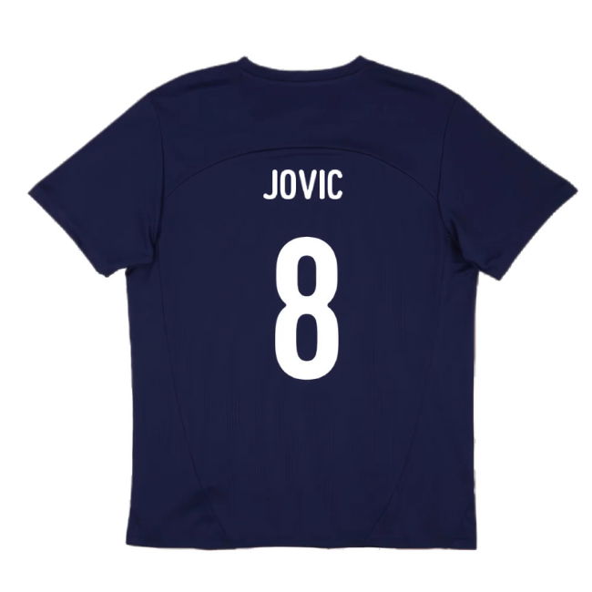 2024-2025 Serbia Training Jersey (Navy) (Jovic 8)