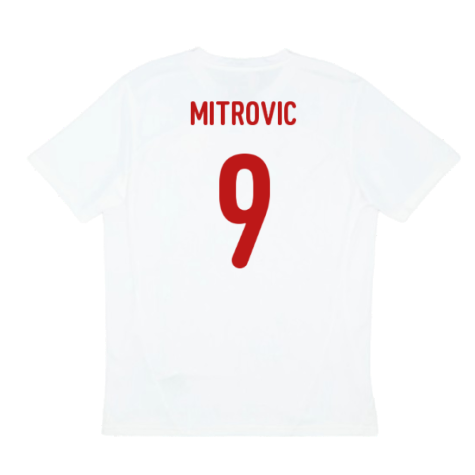 2024-2025 Serbia Training Jersey (White) (Mitrovic 9)