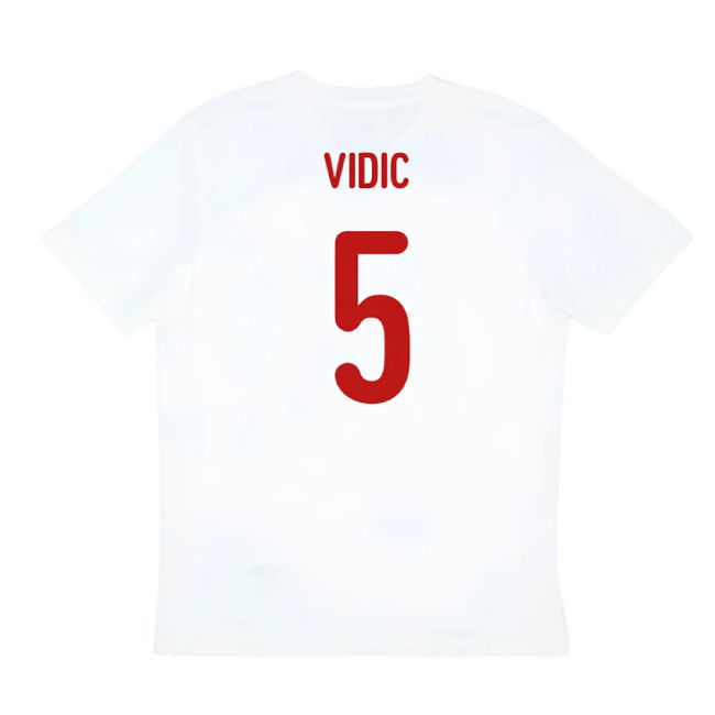 2024-2025 Serbia Training Jersey (White) (Vidic 5)