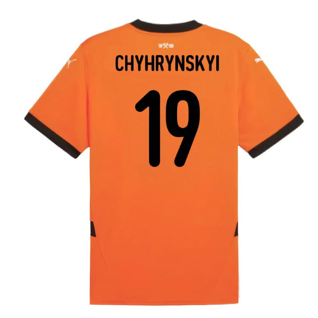 2024-2025 Shakhtar Donetsk Home Shirt (Chyhrynskyi 19)