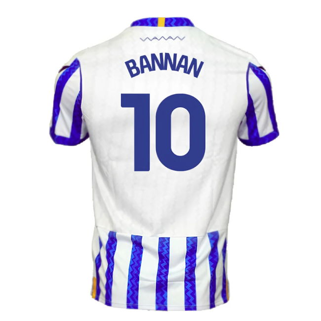 2024-2025 Sheffield Wednesday Home Shirt (Bannan 10)