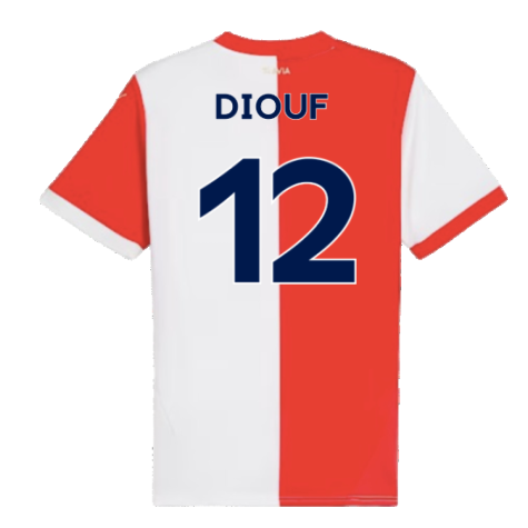 2024-2025 SK Slavia Prague Home Shirt (Diouf 12)
