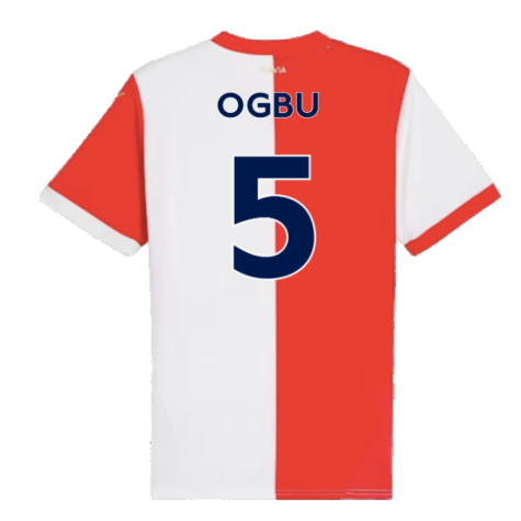 2024-2025 SK Slavia Prague Home Shirt (Ogbu 5)