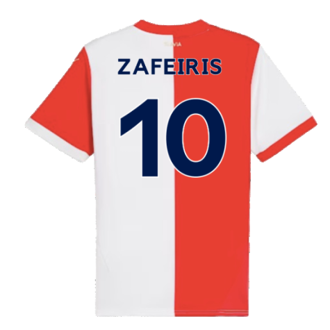 2024-2025 SK Slavia Prague Home Shirt (Zafeiris 10)
