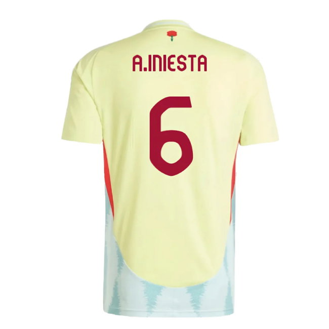 2024-2025 Spain Away Shirt (A.Iniesta 6)