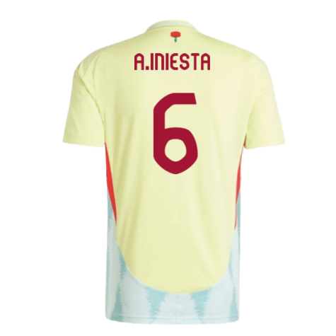 2024-2025 Spain Away Shirt (Ladies) (A.Iniesta 6)