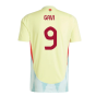 2024-2025 Spain Away Shirt (Ladies) (Gavi 9)