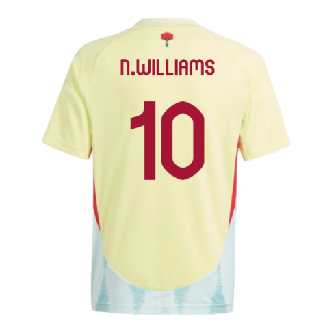2024-2025 Spain Away Youth Kit (N.Williams 10)