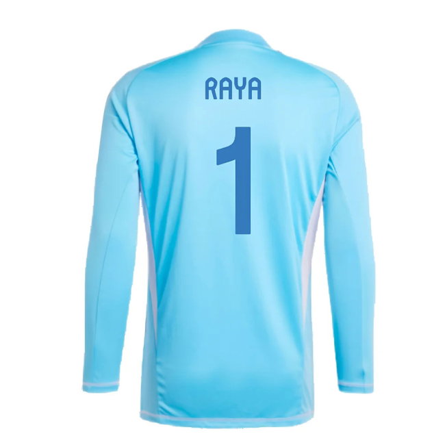 2024-2025 Spain Home LS Goalkeeper Shirt (Semi Blue) (Raya 1)
