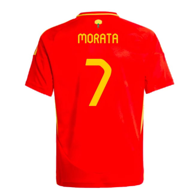 2024-2025 Spain Home Shirt (Kids) (Morata 7)