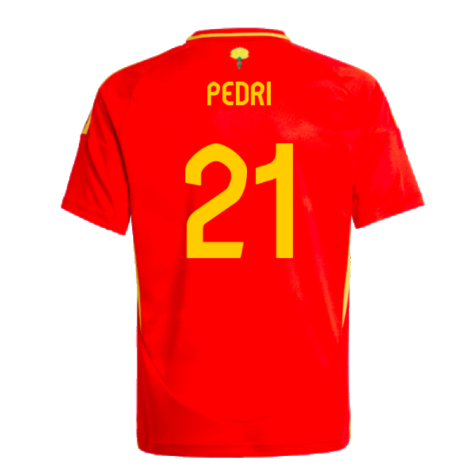 2024-2025 Spain Home Shirt (Kids) (Pedri 21)