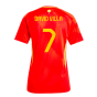 2024-2025 Spain Home Shirt (Ladies) (David Villa 7)