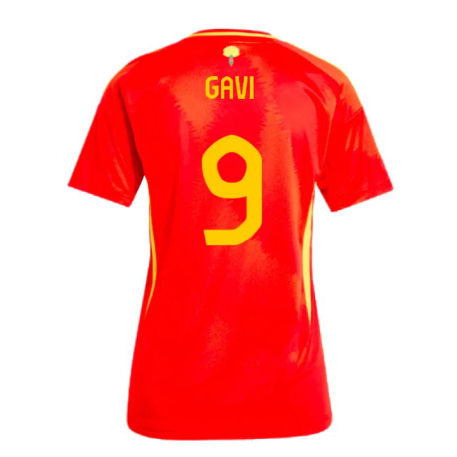 2024-2025 Spain Home Shirt (Ladies) (Gavi 9)