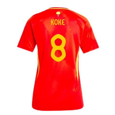 2024-2025 Spain Home Shirt (Ladies) (Koke 8)