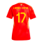 2024-2025 Spain Home Shirt (Ladies) (Lamine Yamal 17)