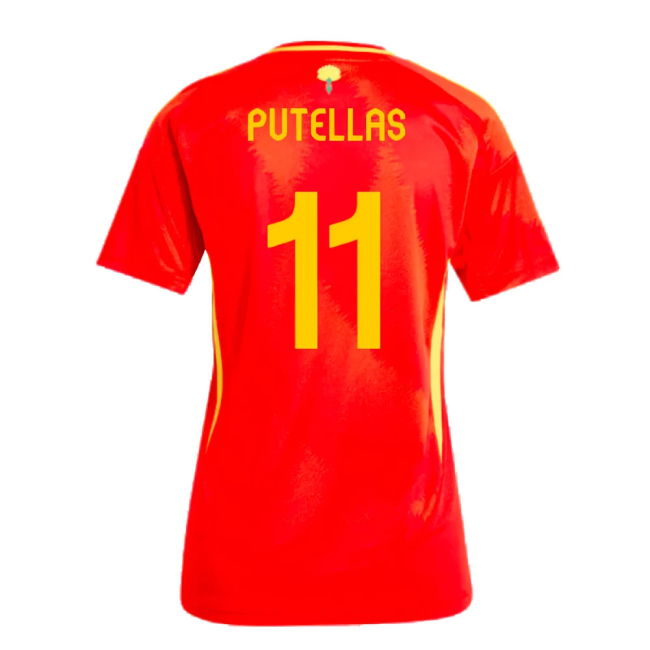 2024-2025 Spain Home Shirt (Ladies) (Putellas 11)