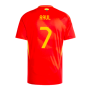 2024-2025 Spain Home Shirt (Raul 7)