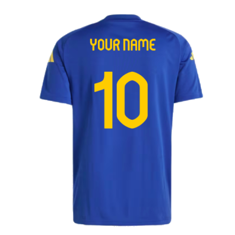2024-2025 Spain Pre-Match Shirt (Victory Blue) (Your Name)