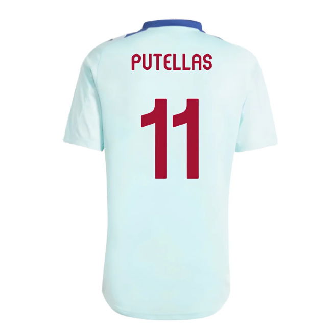 2024-2025 Spain Training Jersey (Halo Mint) (Putellas 11)