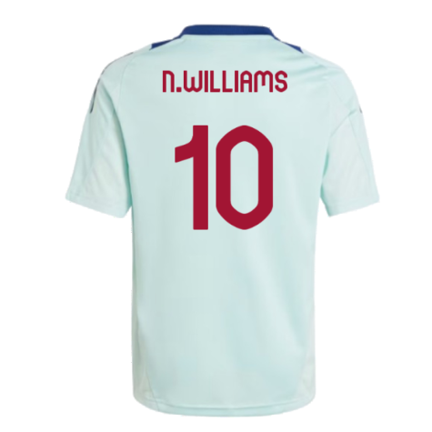 2024-2025 Spain Training Jersey (Turquoise) - Kids (N.Williams 10)
